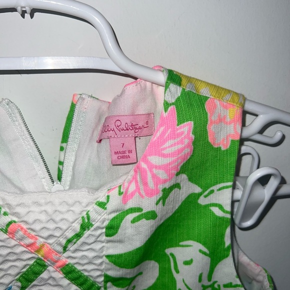 Lilly Pulitzer Green, Pink, Yellow Kids Dress - Picture 5 of 12